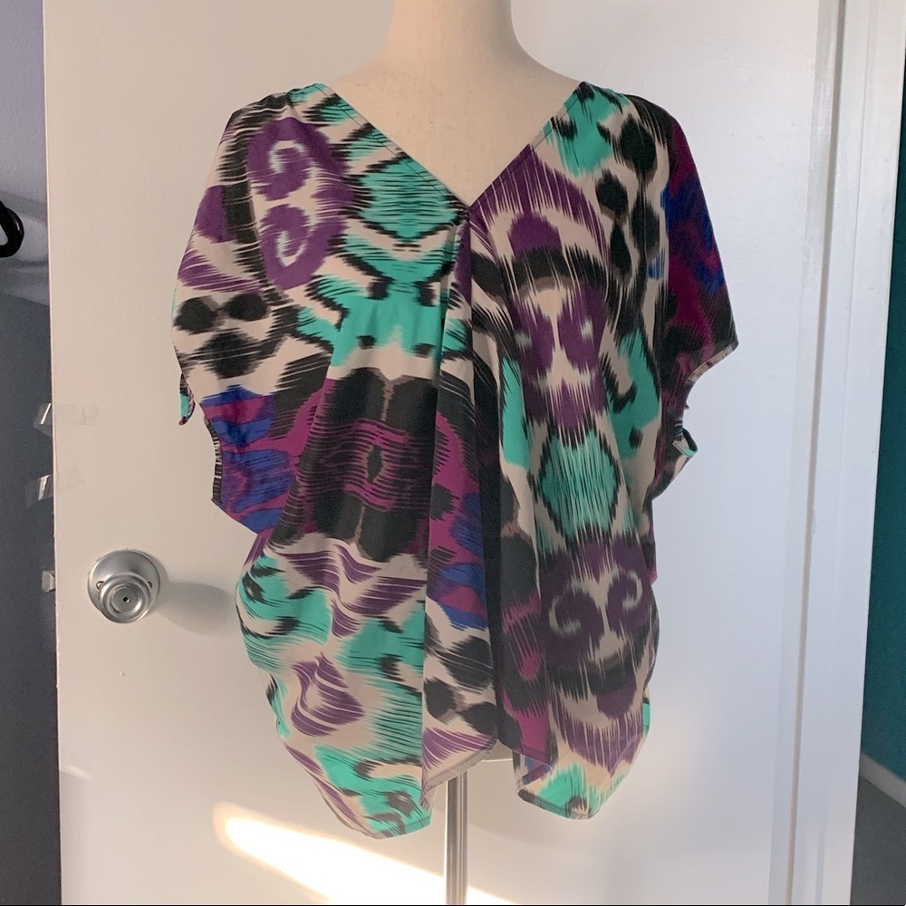 Attention Blouse With Peek-A-Boo Shoulders
